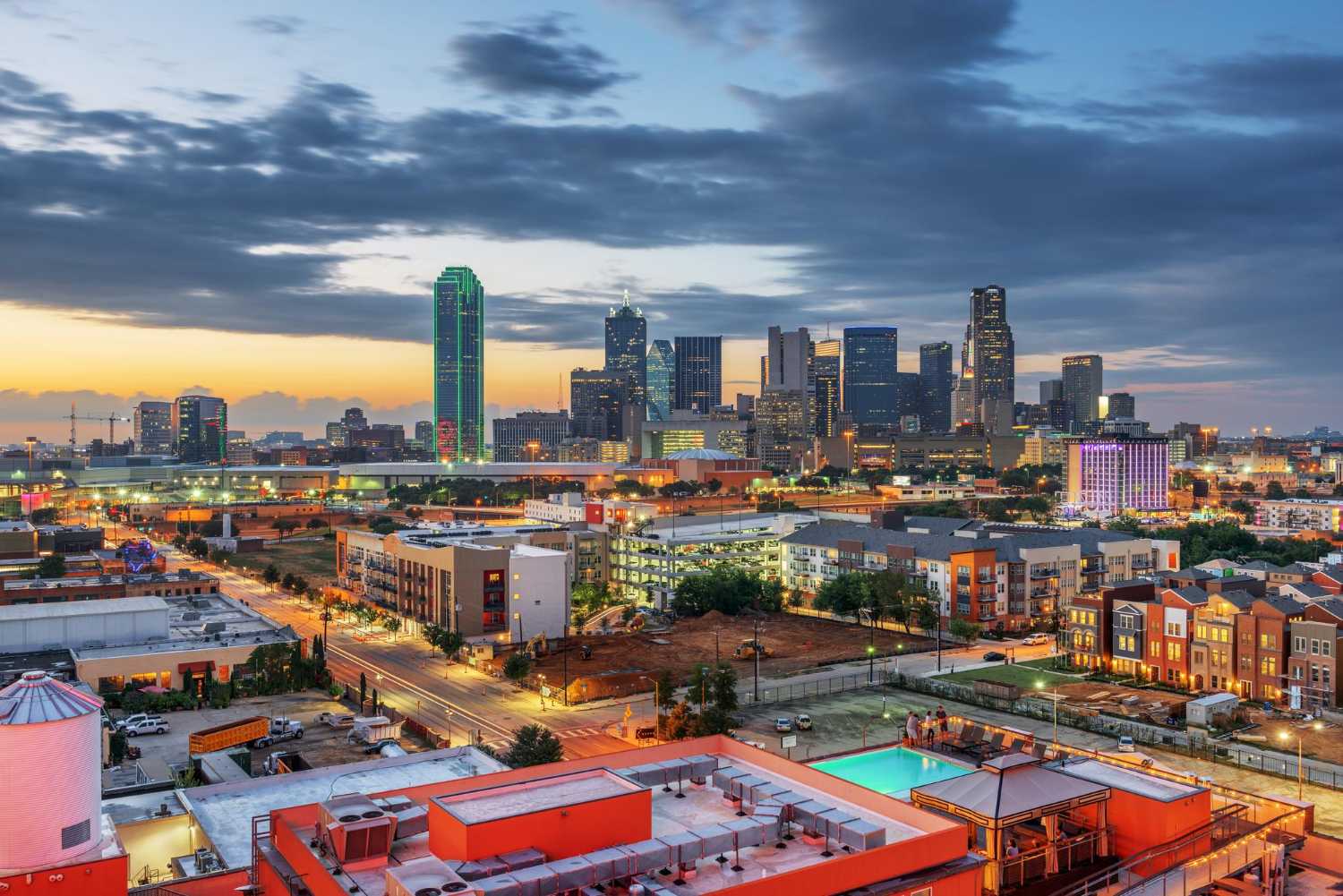 Dallas texas usa downtown city skyline