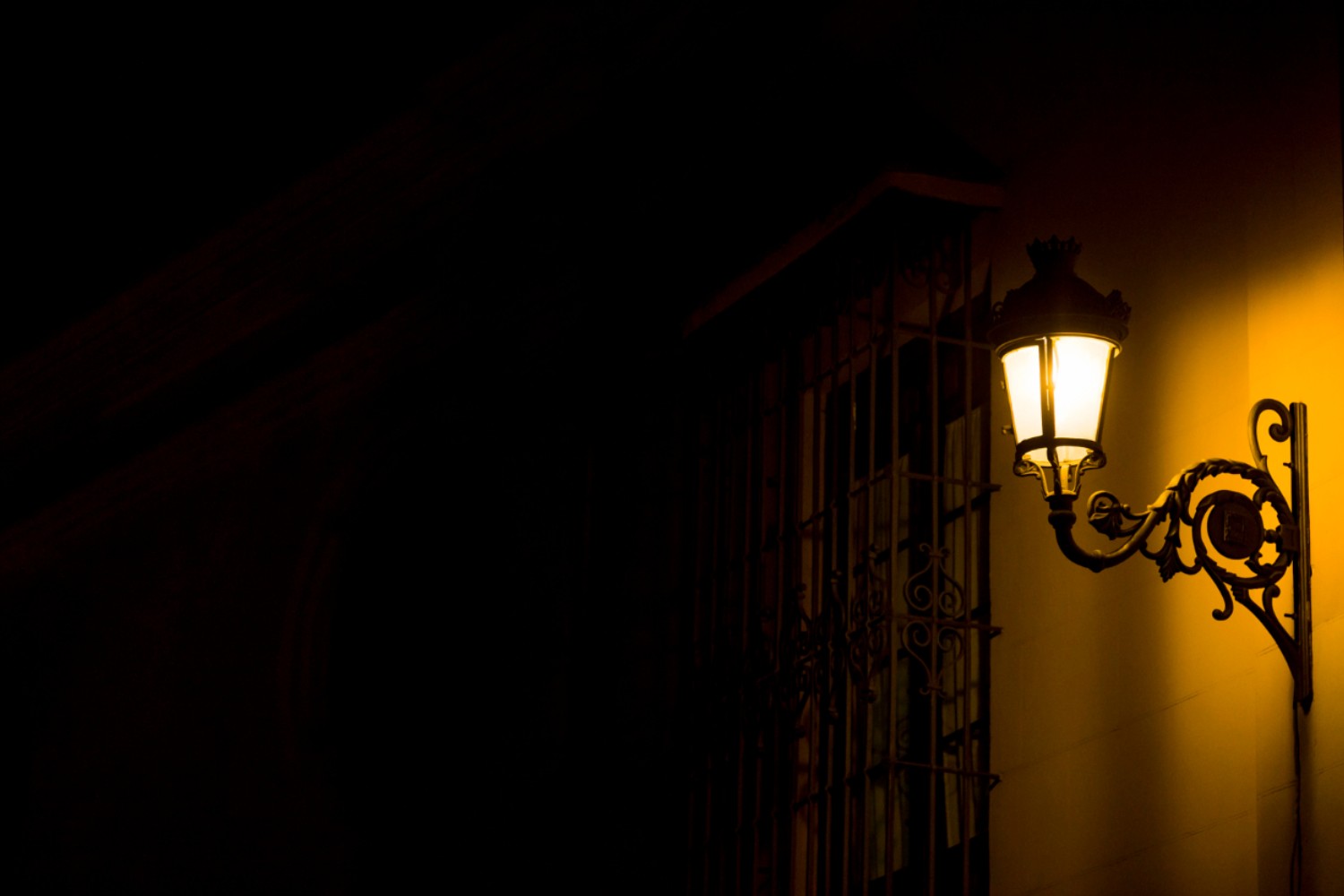 Lights of night city